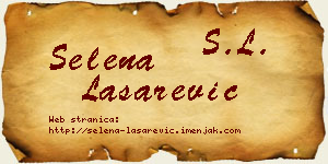 Selena Lašarević vizit kartica